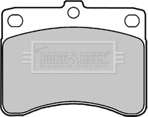 Borg & Beck BBP1547 - Kit de plaquettes de frein, frein à disque cwaw.fr