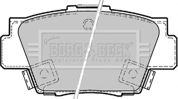 Borg & Beck BBP1569 - Kit de plaquettes de frein, frein à disque cwaw.fr