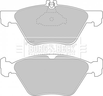 Borg & Beck BBP1564 - Kit de plaquettes de frein, frein à disque cwaw.fr