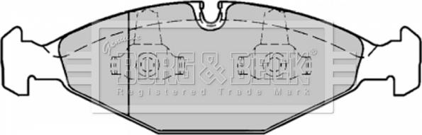 Borg & Beck BBP1568 - Kit de plaquettes de frein, frein à disque cwaw.fr