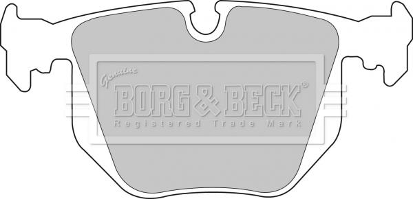 Borg & Beck BBP1562 - Kit de plaquettes de frein, frein à disque cwaw.fr