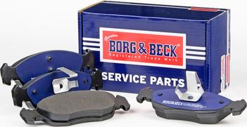 Borg & Beck BBP1505 - Kit de plaquettes de frein, frein à disque cwaw.fr