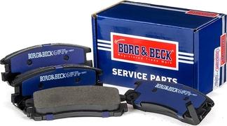 Borg & Beck BBP1500 - Kit de plaquettes de frein, frein à disque cwaw.fr