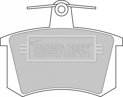 Borg & Beck BBP1503 - Kit de plaquettes de frein, frein à disque cwaw.fr