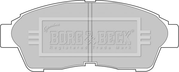 Borg & Beck BBP1502 - Kit de plaquettes de frein, frein à disque cwaw.fr