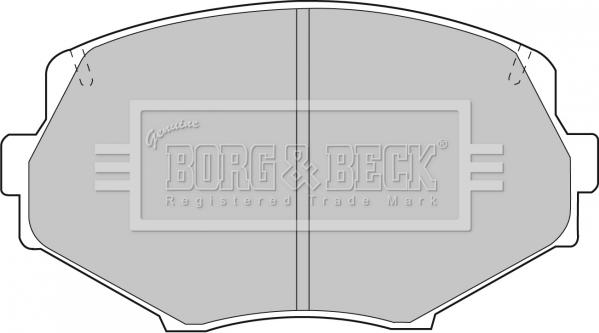 Borg & Beck BBP1583 - Kit de plaquettes de frein, frein à disque cwaw.fr