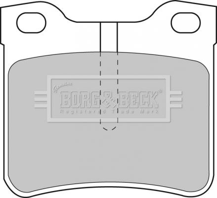 Borg & Beck BBP1539 - Kit de plaquettes de frein, frein à disque cwaw.fr