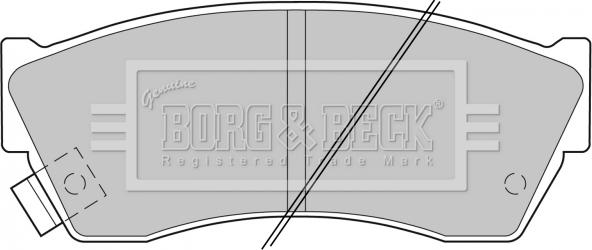 Borg & Beck BBP1529 - Kit de plaquettes de frein, frein à disque cwaw.fr