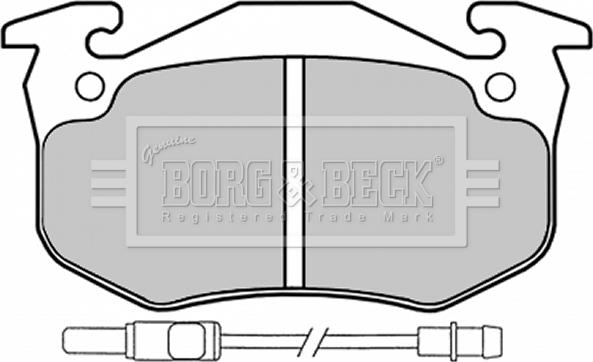 Borg & Beck BBP1525 - Kit de plaquettes de frein, frein à disque cwaw.fr