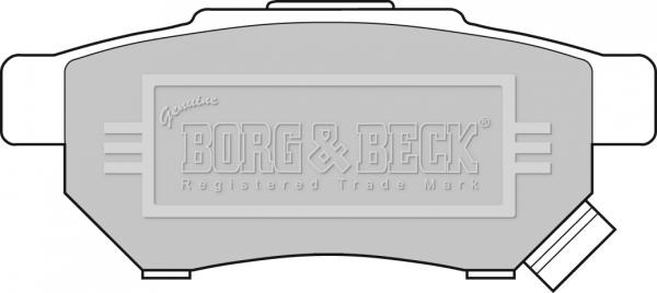 Borg & Beck BBP1526 - Kit de plaquettes de frein, frein à disque cwaw.fr