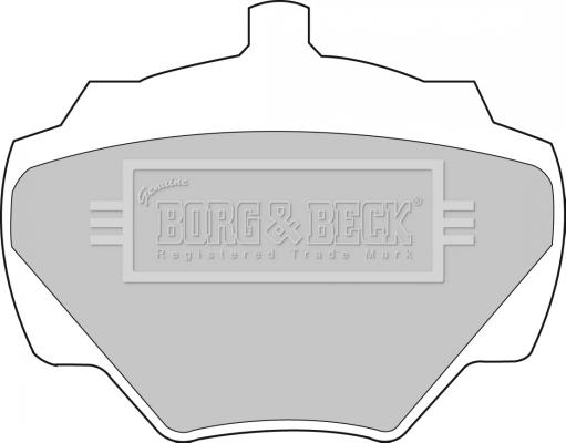 Borg & Beck BBP1528 - Kit de plaquettes de frein, frein à disque cwaw.fr