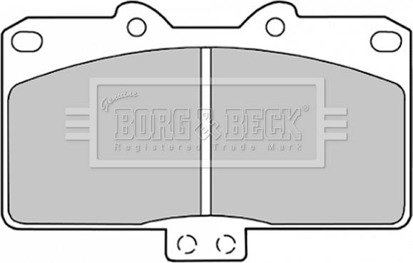 Borg & Beck BBP1574 - Kit de plaquettes de frein, frein à disque cwaw.fr