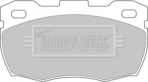 Borg & Beck BBP1571 - Kit de plaquettes de frein, frein à disque cwaw.fr