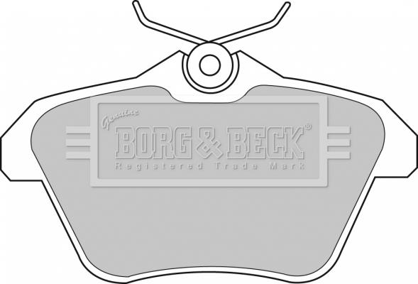 Borg & Beck BBP1699 - Kit de plaquettes de frein, frein à disque cwaw.fr