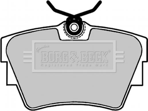 Borg & Beck BBP1693 - Kit de plaquettes de frein, frein à disque cwaw.fr