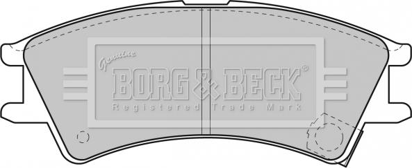 Borg & Beck BBP1659 - Kit de plaquettes de frein, frein à disque cwaw.fr