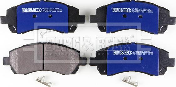 Borg & Beck BBP1609 - Kit de plaquettes de frein, frein à disque cwaw.fr