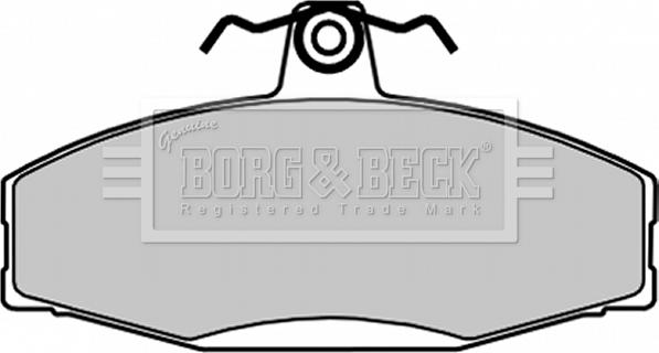 Borg & Beck BBP1604 - Kit de plaquettes de frein, frein à disque cwaw.fr