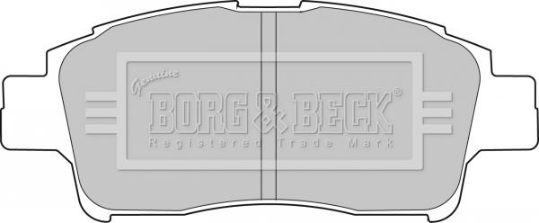 Borg & Beck BBP1681 - Kit de plaquettes de frein, frein à disque cwaw.fr