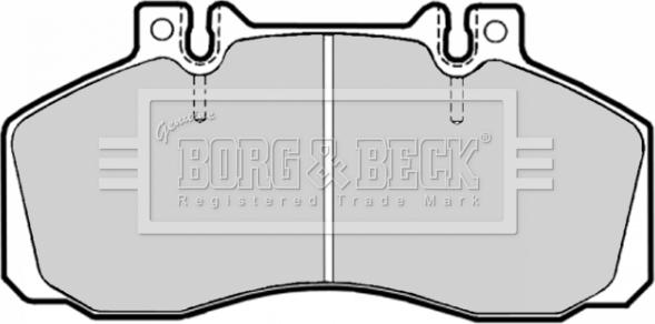 Borg & Beck BBP1636 - Kit de plaquettes de frein, frein à disque cwaw.fr