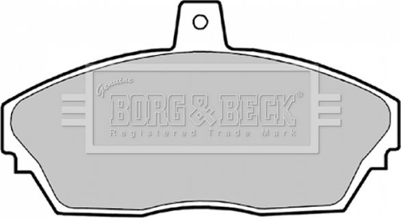 Borg & Beck BBP1629 - Kit de plaquettes de frein, frein à disque cwaw.fr