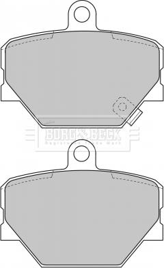 Borg & Beck BBP1679 - Kit de plaquettes de frein, frein à disque cwaw.fr