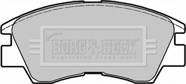 Borg & Beck BBP1671 - Kit de plaquettes de frein, frein à disque cwaw.fr