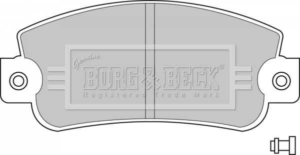 Borg & Beck BBP1094 - Kit de plaquettes de frein, frein à disque cwaw.fr