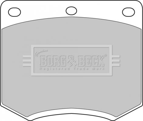 Borg & Beck BBP1095 - Kit de plaquettes de frein, frein à disque cwaw.fr