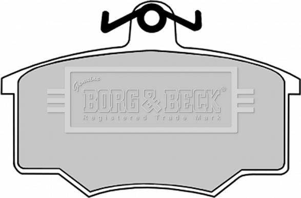 Borg & Beck BBP1049 - Kit de plaquettes de frein, frein à disque cwaw.fr