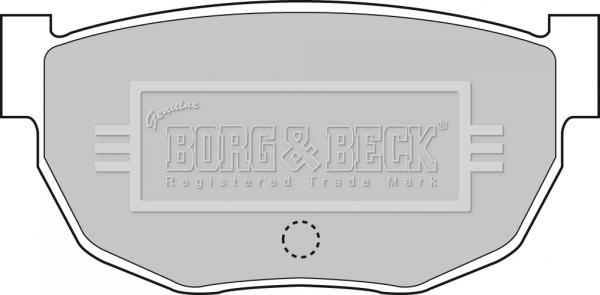 Borg & Beck BBP1046 - Kit de plaquettes de frein, frein à disque cwaw.fr