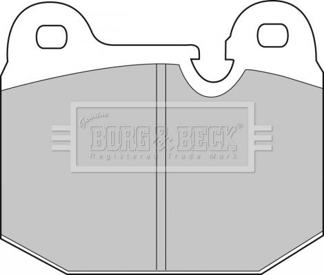 Borg & Beck BBP1043 - Kit de plaquettes de frein, frein à disque cwaw.fr