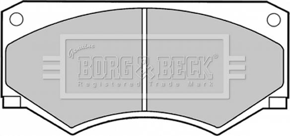 Borg & Beck BBP1056 - Kit de plaquettes de frein, frein à disque cwaw.fr