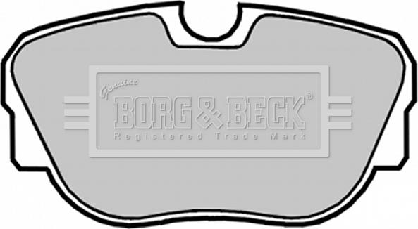 Borg & Beck BBP1050 - Kit de plaquettes de frein, frein à disque cwaw.fr