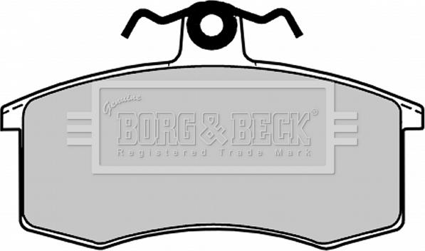 Borg & Beck BBP1053 - Kit de plaquettes de frein, frein à disque cwaw.fr