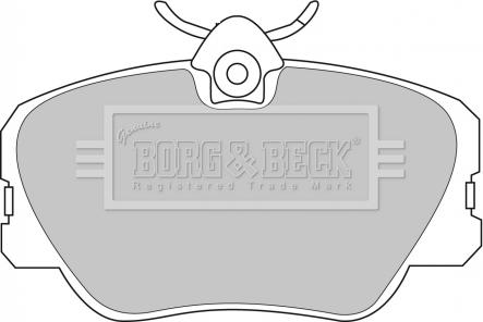 Borg & Beck BBP1068 - Kit de plaquettes de frein, frein à disque cwaw.fr