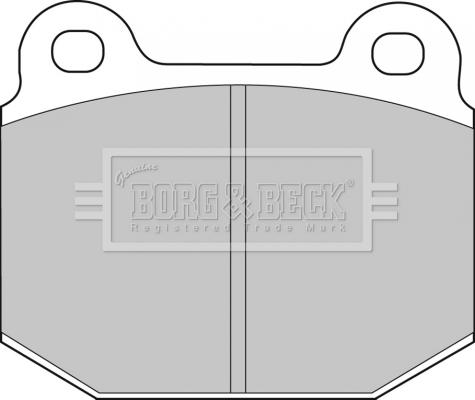 Borg & Beck BBP1005 - Kit de plaquettes de frein, frein à disque cwaw.fr