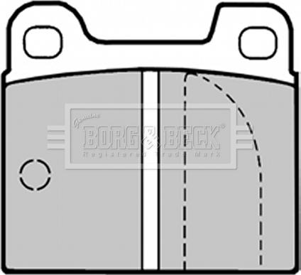 Borg & Beck BBP1003 - Kit de plaquettes de frein, frein à disque cwaw.fr