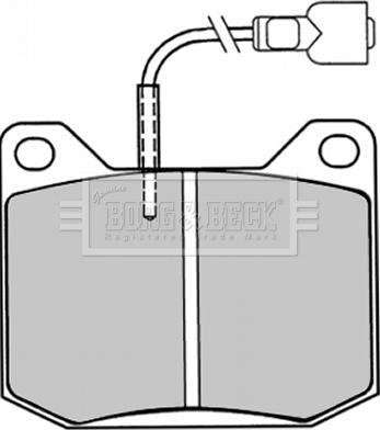 FTE BL1028A2 - Kit de plaquettes de frein, frein à disque cwaw.fr