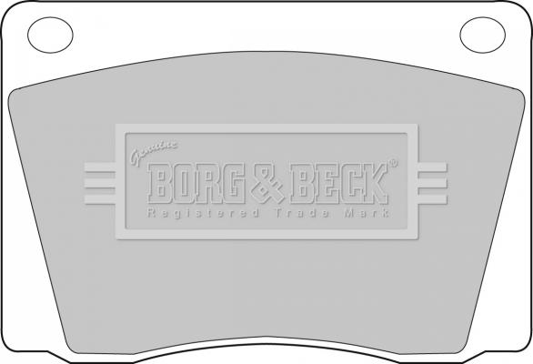 Borg & Beck BBP1011 - Kit de plaquettes de frein, frein à disque cwaw.fr