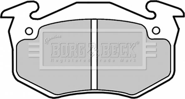 Borg & Beck BBP1018 - Kit de plaquettes de frein, frein à disque cwaw.fr