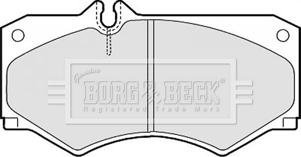 Borg & Beck BBP1089 - Kit de plaquettes de frein, frein à disque cwaw.fr