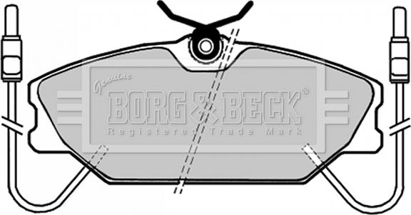 Borg & Beck BBP1035 - Kit de plaquettes de frein, frein à disque cwaw.fr