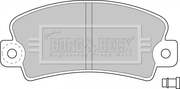 Borg & Beck BBP1036 - Kit de plaquettes de frein, frein à disque cwaw.fr