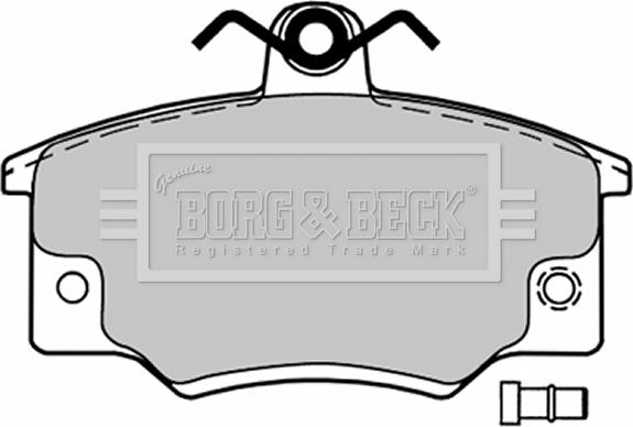 Borg & Beck BBP1032 - Kit de plaquettes de frein, frein à disque cwaw.fr