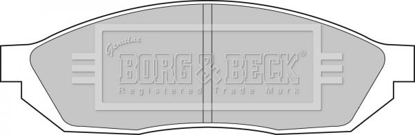 Borg & Beck BBP1071 - Kit de plaquettes de frein, frein à disque cwaw.fr