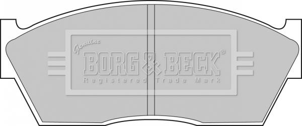 Borg & Beck BBP1077 - Kit de plaquettes de frein, frein à disque cwaw.fr