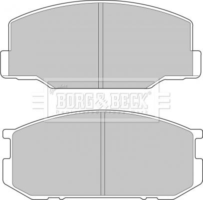 Borg & Beck BBP1196 - Kit de plaquettes de frein, frein à disque cwaw.fr