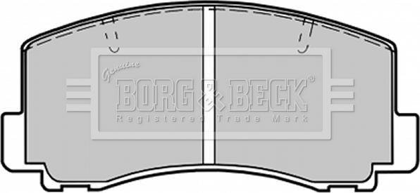 Borg & Beck BBP1198 - Kit de plaquettes de frein, frein à disque cwaw.fr