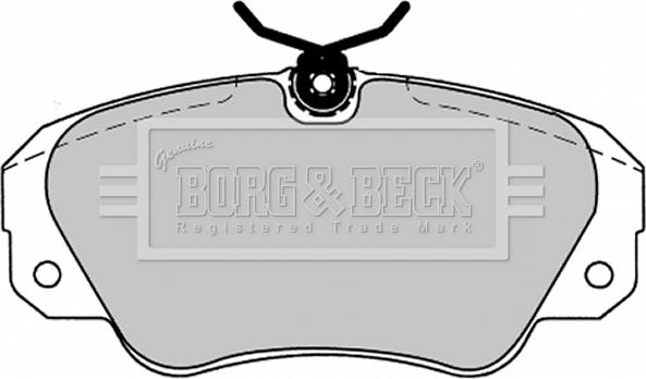 Borg & Beck BBP1143 - Kit de plaquettes de frein, frein à disque cwaw.fr